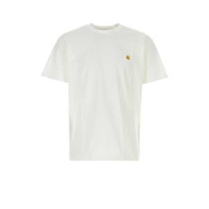 26SS 칼하트 화이트 코튼 S S Chase T 셔츠 I02639100RXX 0 TP565332108