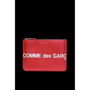 25FW 꼼데가르송 로고 프린트 파우치 SA5100HL0RED TP567464501