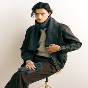 [질스튜어트] [25FW] 울캐시미어혼방 머플러장갑세트 그레이 JUMU5F501