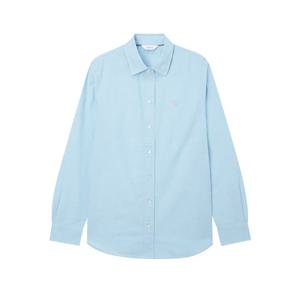 [헤지스]헤지스 여성 블루 옥스퍼드 긴소매 셔츠 HSSH4CC74B2