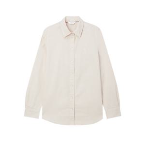 [헤지스]헤지스 여성 베이지 옥스퍼드 긴소매 셔츠 HSSH4CC74I1