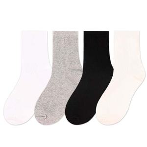 여성 갑종 골지 중목 양말 5켤레