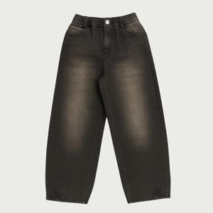 행텐틴즈 백 브러쉬 풀밴딩 벌룬 데님팬츠_100(14540-055-805-10)