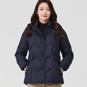 [피에이티]변형퀼팅 프린트안감 덕다운 1K82035_JJ