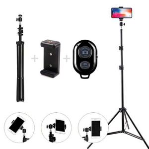 2미터 스탠드 삼각대+파우치+거치대+리모콘 풀세트 2m