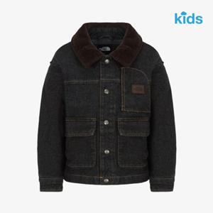 노스페이스 키즈 NJ3BR52T 그레이 블루릿지 자켓 데님 점퍼