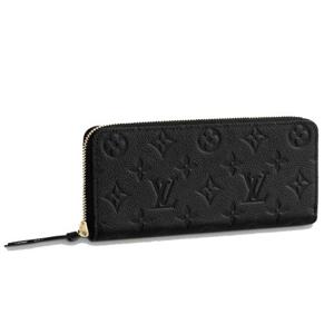 루이비통 클레망스 월릿 모노그램 앙프렝뜨 여성 장지갑 블랙 M60171
