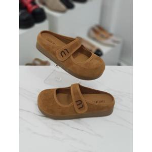 통굽 버클 여성 뮬 블로퍼 단화 2cm HS38131vg