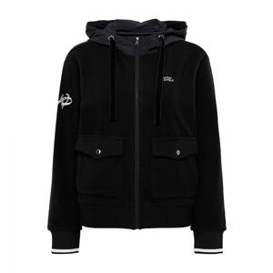 [와이드앵글] 여성 CO 부클 우븐 믹스 후드 풀집업 WWW25274Z1