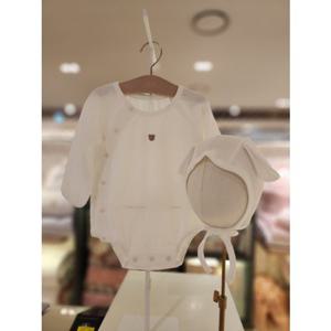 밍크뮤ch 26SS 신상 뮤뮤 클린 세트바디슈트 출산 조카선물 (3617004009)