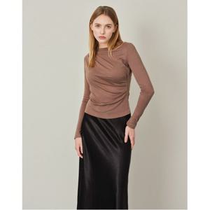 [GGPX]셔링 보트넥 슬림핏 티셔츠 (GPALW023D)