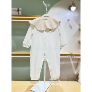 압소바HM (아기우주복)배앙 코튼모달 우주복(턱받이)(26년봄) (A1110611)