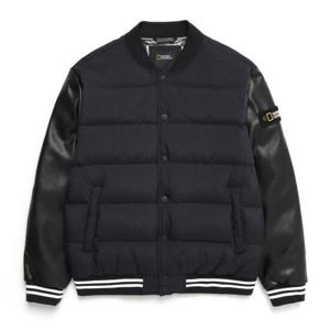 [내셔널지오그래픽 (행사)]남성 바시티 패딩 자켓 N234MPD050