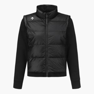 데상트골프패딩 VQA DQ42WFKOO2-BLKG 여성 스피릿 하이브리드 다운 점퍼 / BLACK