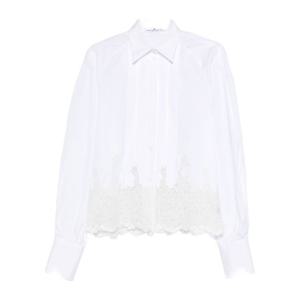 에르마노설비노 레이스 디테일 클래식 칼라 셔츠 D482K305AP BQ