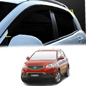 코란도C 윈도우바이저 썬바이져 창문몰딩