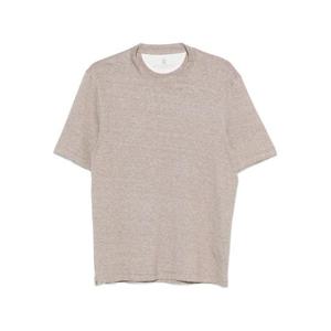 브루넬로 쿠치넬리 반팔 티셔츠 MW8351308C415 BROWN