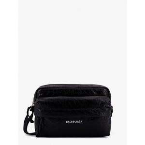 [BALENCIAGA] 라프리마 남성 크로스바디 백 레더 위드 로고 온 더 프론트 845592 1VG871000 블랙 /12