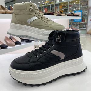 [에스콰이아]여성 키높이 퍼 스니커즈 YACWSB6O86O9BKWH HSDY1A