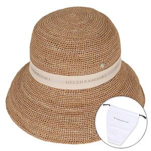 헬렌카민스키 25SS 여성 프로방스 로고 10 라피아햇 누가 더스트백 포함 HAT51952 NOUGAT PKG