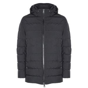 26 SS 에르노 후드 지퍼 패딩 코트 블랙 PI001238U12840