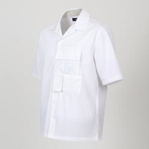 CP COMPANY SHORT SLEEVED GABARDINE SHIRT (16CLSH024A 006472A 101) (반팔 개버딘 셔츠)
