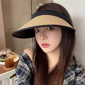 라탄 돌돌이 썬캡 2p 왕골모자 왕골썬캡