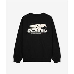 뉴발란스 NBNCF4A023 UNI NB 서울 익스클루시브 맨투맨 (BLACK) NBNCF4A023_19 257278