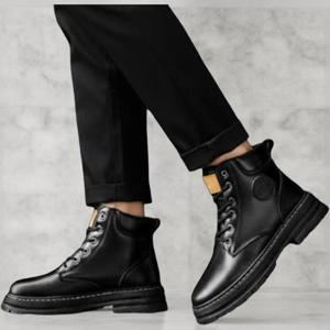 남성 지지 끈있는 앵클 청키솔 워커