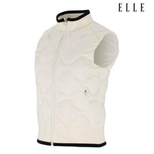 엘르골프 세이브존01 여성 물결 퀼팅 경량  베스트 6J81401 101