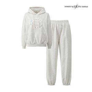 [나인식스뉴욕(영캐릭터)]후드 기모 맨투맨 티셔츠 셋업 NQ1ST005M0