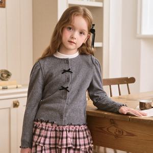 로엠걸즈보송보송 골지 가디건 RGCK25T1P