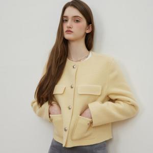 듀엘 라운드넥 핸드메이드 자켓 D261MSF557