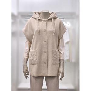 프렐린 세이브존02 패딩 배색 후드 가디건 RWC253031