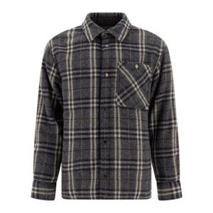 (명품) 버버리 체크 울 오버셔츠 8102224