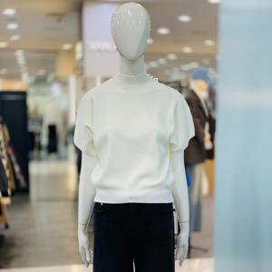 [클리지]반목 무지 반팔 니트 CQ2WKT07