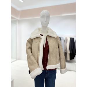 [숲]오버핏 하이넥 인조 무스탕  SBBMU301V