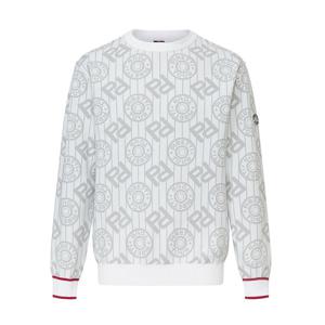 [와이드앵글] 남성 P그램 자카드 라운드 스웨터 TMP26K01W2