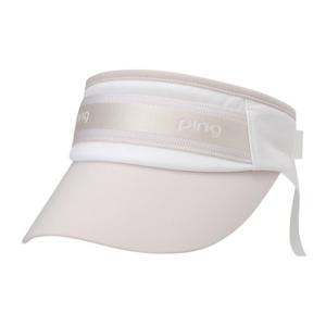 [핑]PING 여성 밴드 뒷리본 썬바이저 121D1CP152 BG 골프 모자