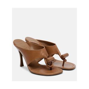 로에베 Toggle 90 레더 통 샌들 P01118176