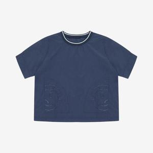 베스띠벨리 세이브존01 포켓프린팅블라우스 BKBAF2451