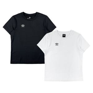 엄브로 베이직 폴리 스판 우먼스 반팔 티셔츠 UQ122SRS13
