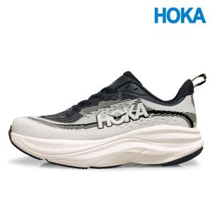호카 여성 러닝화 스카이플로우 와이드 블랙 화이트 1155118-BWHT