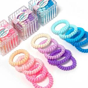 코튼캔디 칼라 머리끈 5p세트(6개)