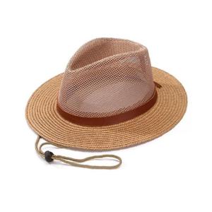 여름 메쉬 밀짚모자 바캉스 휴양지 남자 페도라 모자