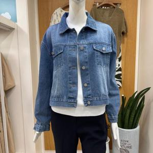 클리지 DP01 투 라인 버튼 청 데님 자켓 CP7WJK15