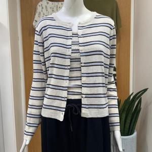 클리지 DP01 스트라이프 나시 가디건 셋업 CP7WSU04