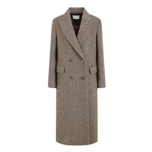 [제이제이 지고트]울 피크드 더블 브레스트 롱 코트(GPBA0CTJ81)