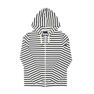 세인트제임스 2288 ECRU MARINE 콜레빌 스트라이프 여성 후드집업