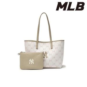 MLB (3AORMJ16N-50CRD) 다이아 모노그램 자카드 토트백